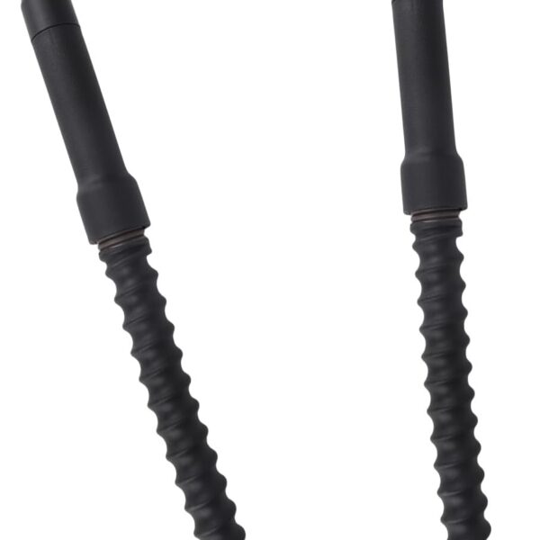 2pcs Ropeless Battle Ropes, Steel Black Weighted Workout Battle Ropes, Portable Cordless Training Equipment, PNo Noise  Fitness Accessories, Working Out Exercise Equipment for Home Gym