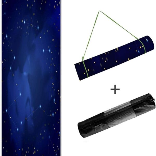 Yoga mat Yoga Mat Non-Slip Fitness Pad Exercise Yoga Mat Workout Mat for Gym Pilates (Color : D, Size : 8mm)