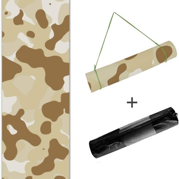 Yoga mat Yoga Mat Non-Slip Fitness Pad Exercise Yoga Mat Workout Mat for Gym Pilates Floor Exercises Mat (Color : D, Size : 8mm)