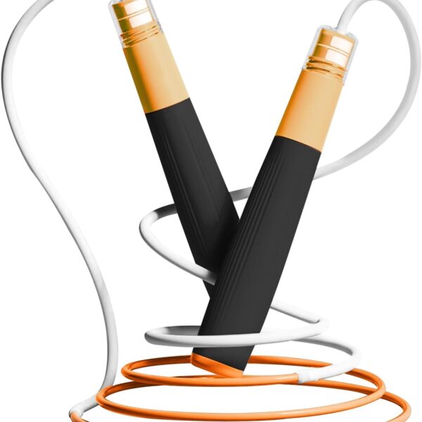 jump rope for women and men,Lightweight jump rope with double ball bearing system, Adjustable Tangle-Free Fitness Skipping Ropes with Silicone Comfortable Grips
