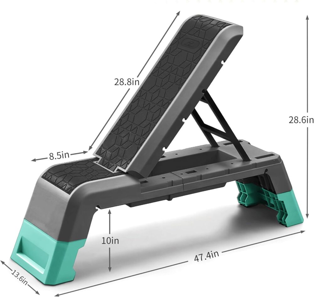 Multifunctional Aerobic Deck with Cord Workout Platform Adjustable Dumbbell Bench Weight Bench Professional Fitness Equipment for Home Gym - Image 2