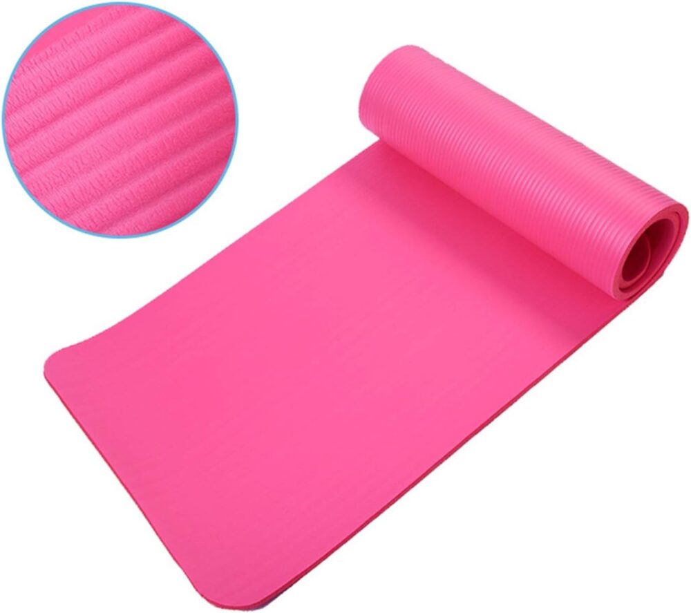 Outdoor Indoor 15mm Foldable Exercise Yoga Mat Non-Slip Thick Pad Fitness Pilates Mat Camping Sleeping Mattress (Color : 02) - Image 2