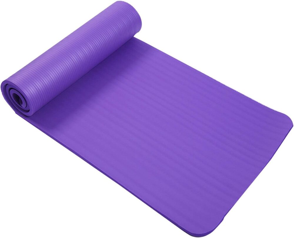 Outdoor Indoor 15mm Foldable Exercise Yoga Mat Non-Slip Thick Pad Fitness Pilates Mat Camping Sleeping Mattress (Color : 02)