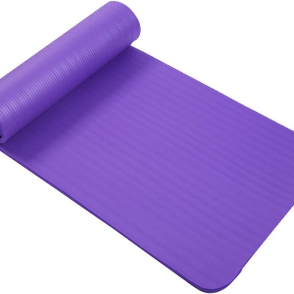 Outdoor Indoor 15mm Foldable Exercise Yoga Mat Non-Slip Thick Pad Fitness Pilates Mat Camping Sleeping Mattress (Color : 02)