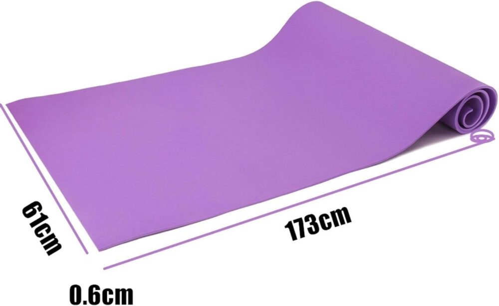 Yoga mat  Yoga Mat 6MM Thick Non-Slip Fitness Pad for Yoga Exercise - Image 2