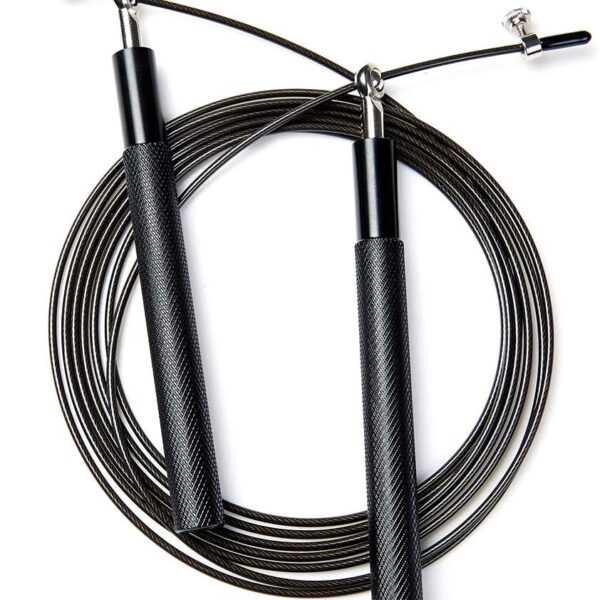 Speed Skipping Rope Adjustable Jumping Rope with Aluminium Alloy Handle and Ball Bearing Tangle-Free Exercise Rope for Home Exercise & Slim Body , Training, Fitness, Exercis Ideal for Aerobic Exercise