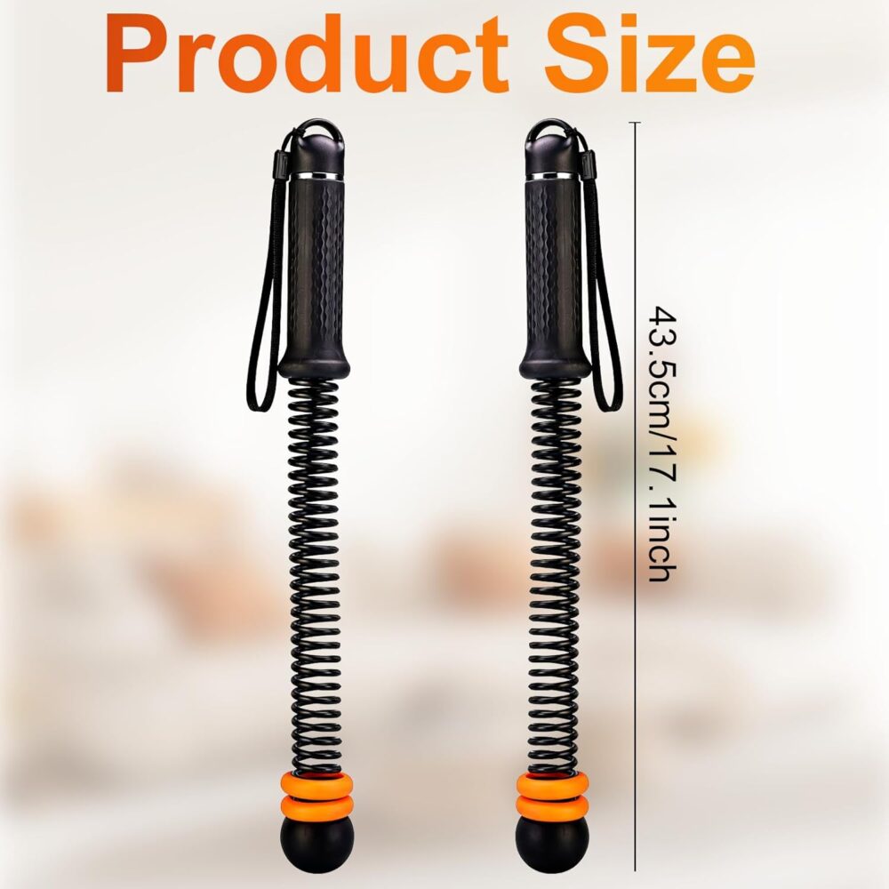 Adjustable Ropeless Battle Ropes with Weights — Portable Cordless Home Gym Equipment for Men & Women, Quiet Low-Impact Full-Body Workout Tool, Ideal for , Cardio, Strength & Fat Burning (Black) - Image 2
