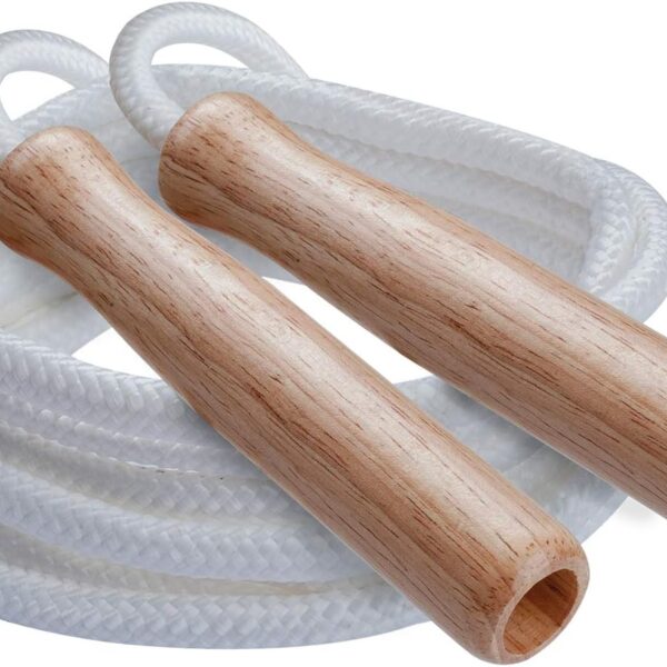Series Classic Nylon Jump Rope with Wood Handles - Multiple Lengths