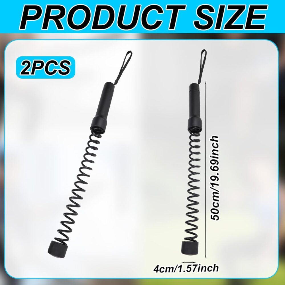 2pcs Cordless Battle Rope for Home Gym, Portable Ropeless Jump Weighted Exercise Workout Flow Cross Cord Equipment for Training Strength Arms Chest Legs Fitness Enthusiasts Gifts - Image 2