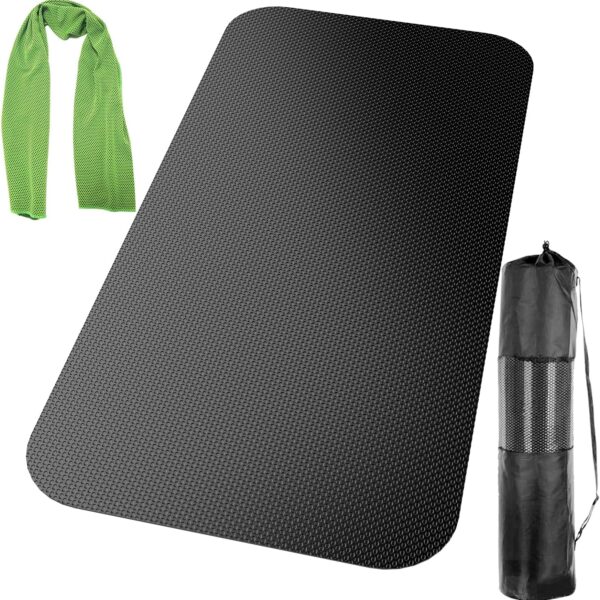 Exercise Equipment Mat - Treadmill Mat, Exercise Bike Mat, Fitness Mat, Elliptical Mat, Jump Rope Mat, Yoga Mat, Gym Mat Use on Hardwood Floors Protection…